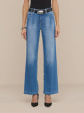 L'AGENCE Scottie Hi Rise Wide Leg jean in Sullivan