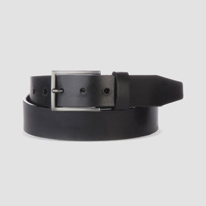 NEW BRAVE stas nappa with metal hook belt in black Brave Leather Stas Belt – Très Chic main image 3