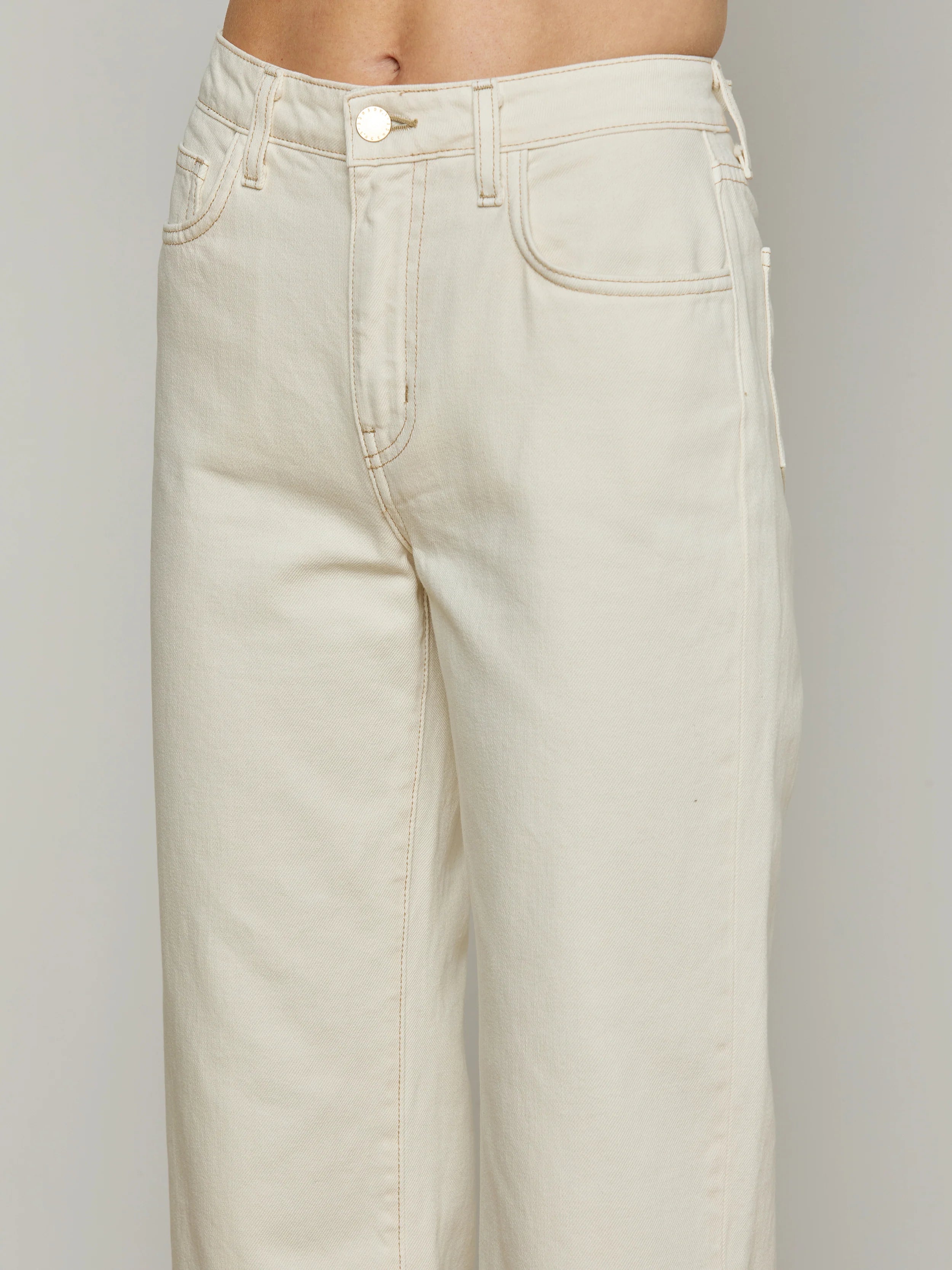 L'AGENCE Leighton UH/R Cuff Stovepipe Macadamia