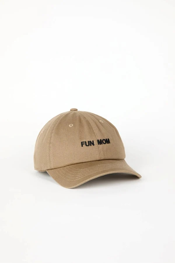 Intentionally Blank "Fun Mom" Dad Cap in Khaki