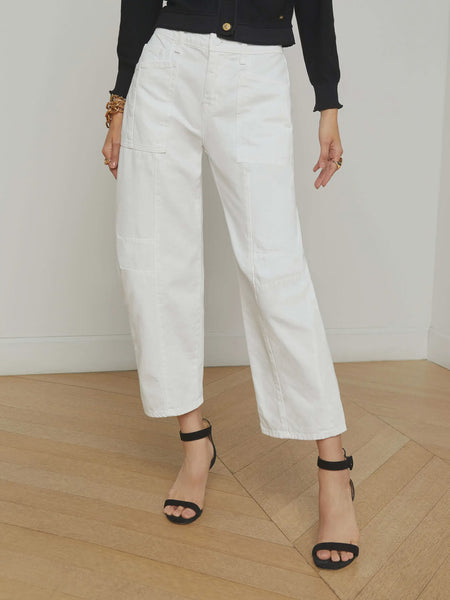 L'AGENCE Cody Rodeo Jean in Blanc