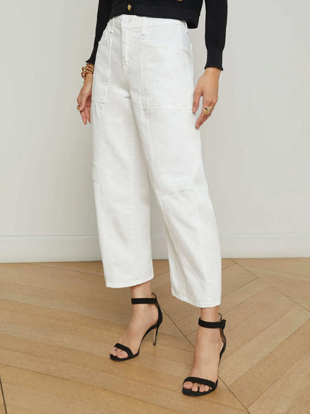 L'AGENCE Cody Rodeo Jean in Blanc