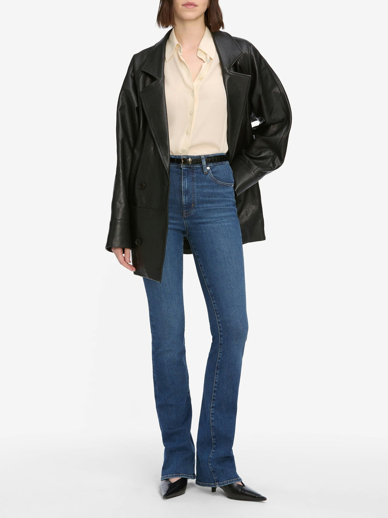 FRAME The Reboot Hi Rise Bootcut Jean in Elixir