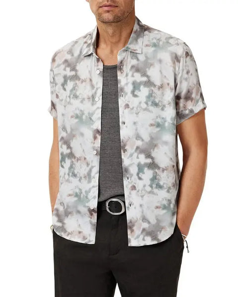 John Varvatos SEAN SS Shirt - Woodland Shadow  Print