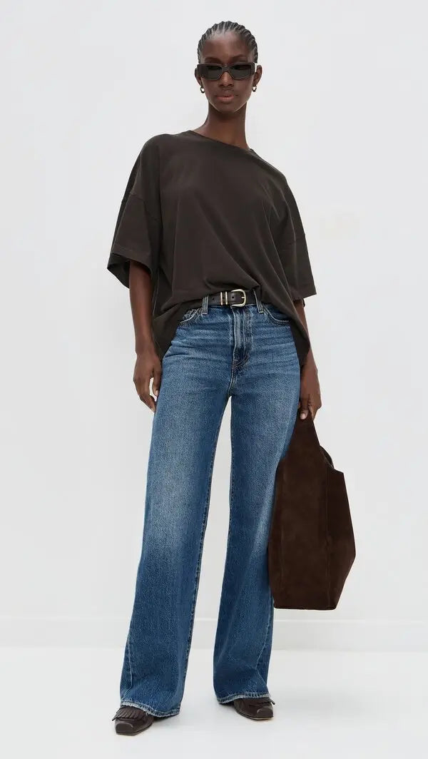 Citizens of Humanity Cape Tee in Chocolate