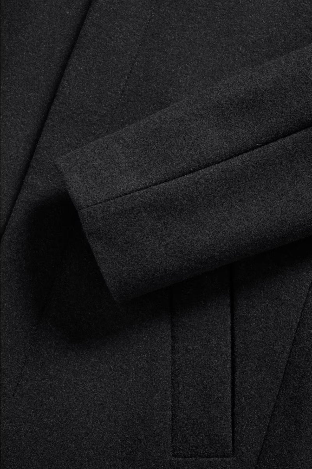 Matinique MA Harvey Wool Coat - Dark Grey Melange