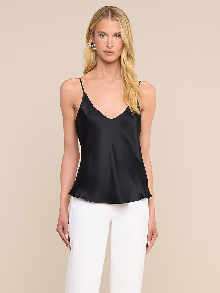 L'AGENCE Lexi Camisole in Black