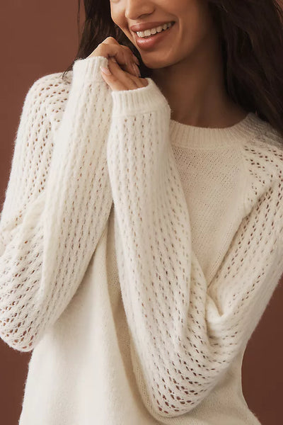 Sanctuary Cozy Moment Sweater in Chalk
