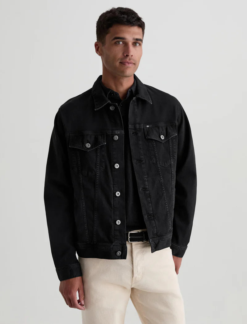 AG Men's Dart Trucker Denim Jacket - 2 Years Tuxedo