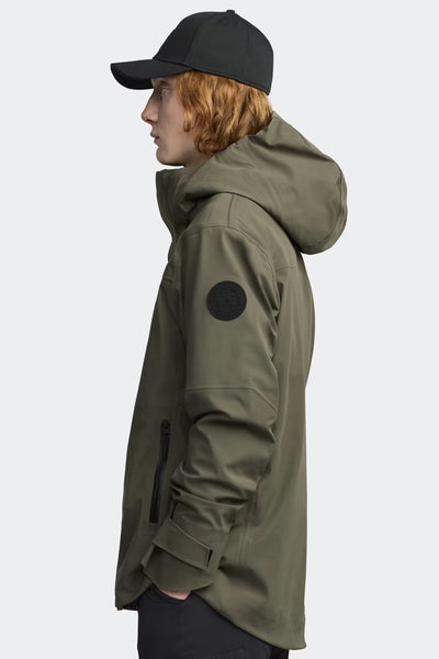 Canada Goose Men's Rupert Rain Jacket Black Label - Smokey Sage