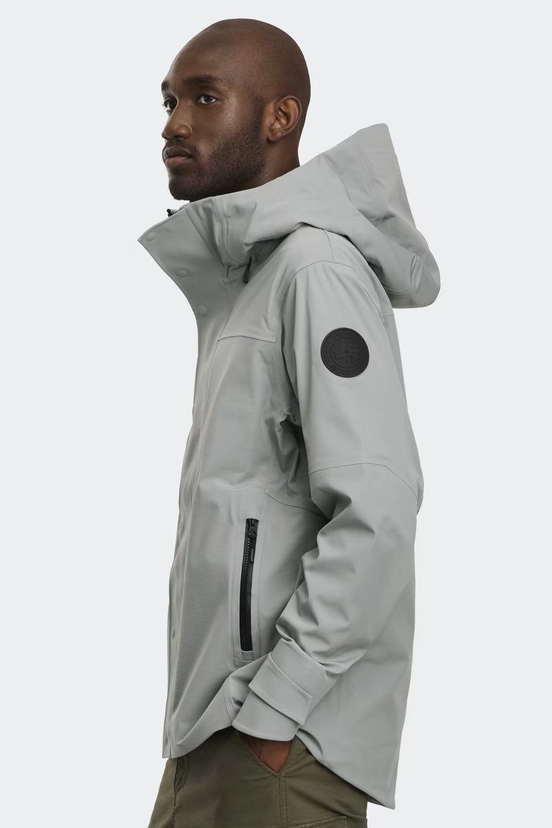 Canada Goose Men's Rupert Rain Jacket Black Label - Stratus Grey ...