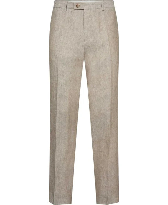 Sand 6809 M Craig Linen Pant - Natural Creme