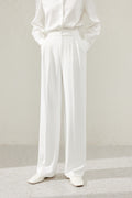 Meilleur Moment Wide Trouser Pant in White
