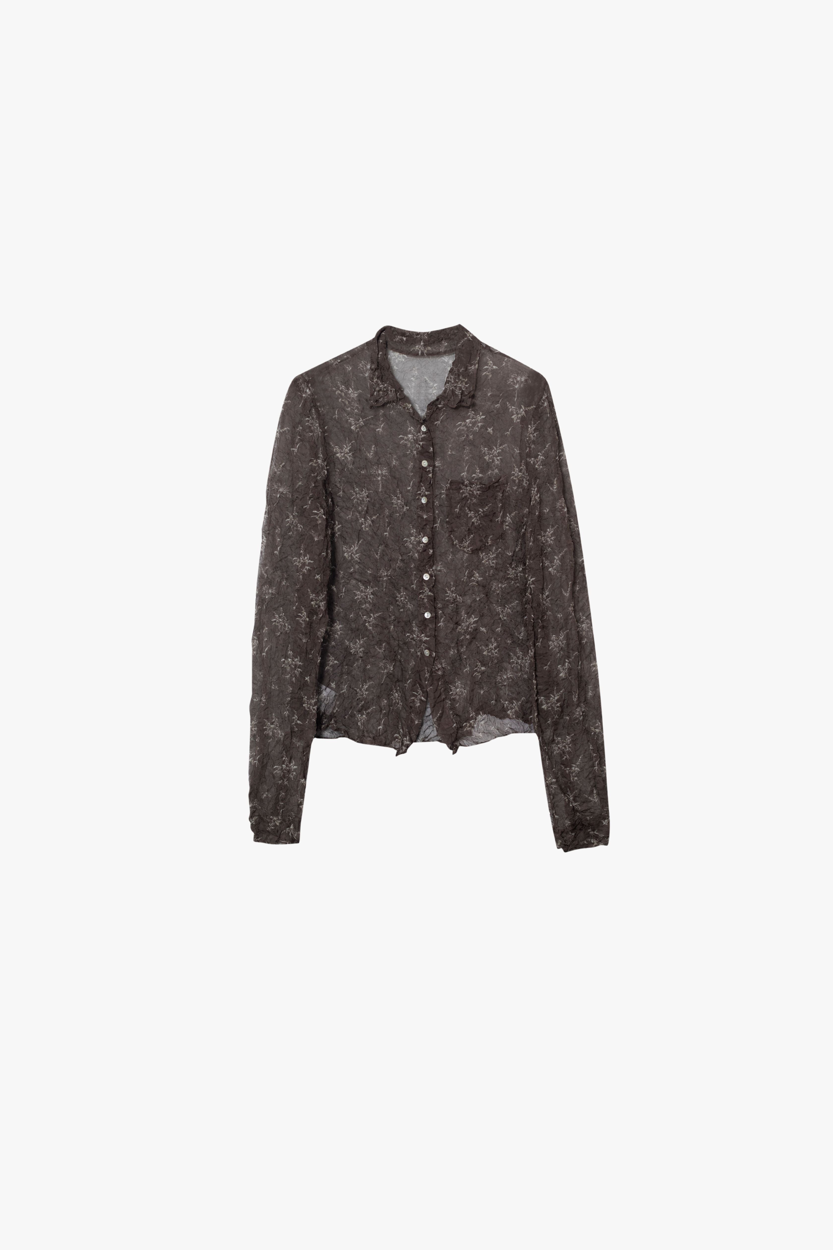 Meilleur Moment Printed Shirt in Brown
