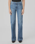 Paige Leenah 32" Hi Waist Sleek Wide Leg in Wings