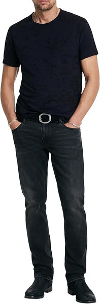 John Varvatos EDEN Burnout Crew - Ink Blue