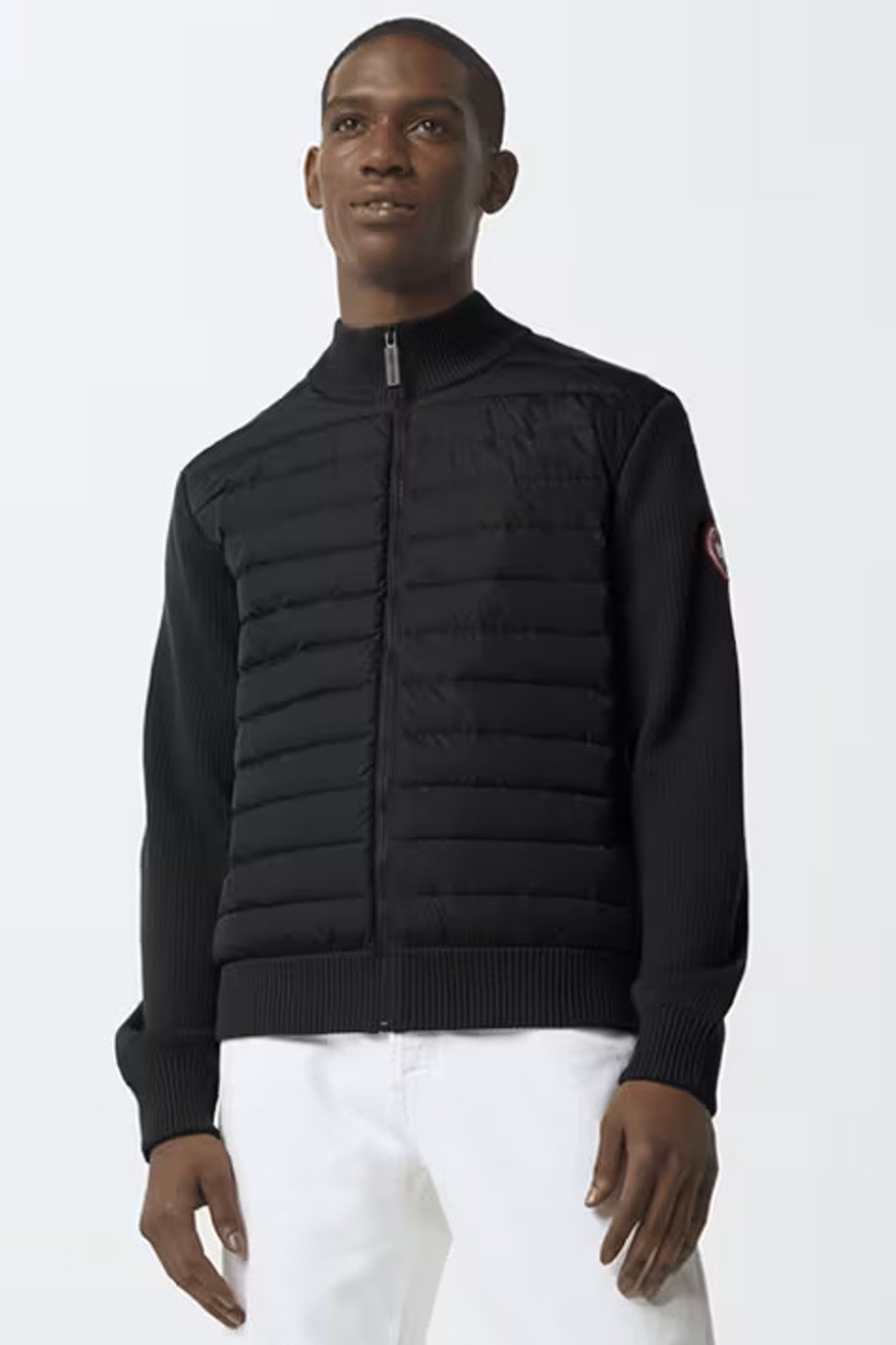 Canada Goose Men's HyBridge Knit Jacket  - Black