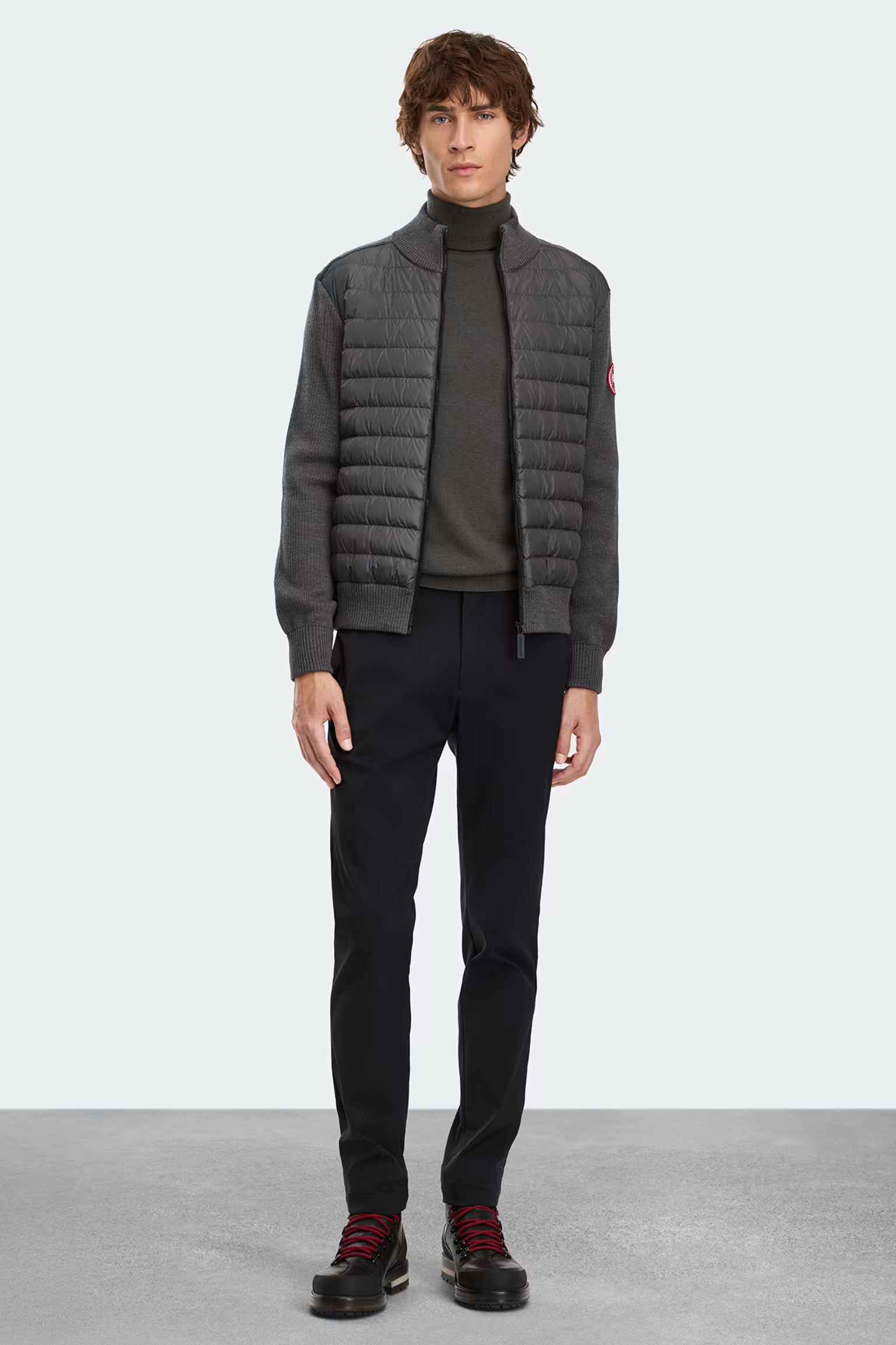 Canada Goose Men's HyBridge Knit Jacket - Iron Grey