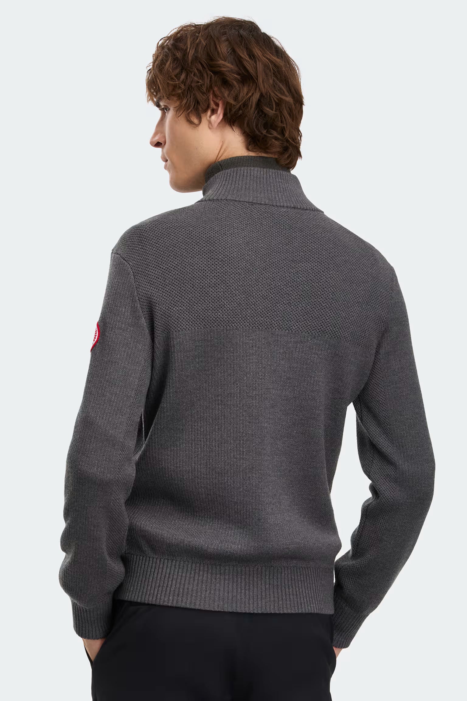 Canada Goose Men's HyBridge Knit Jacket - Iron Grey