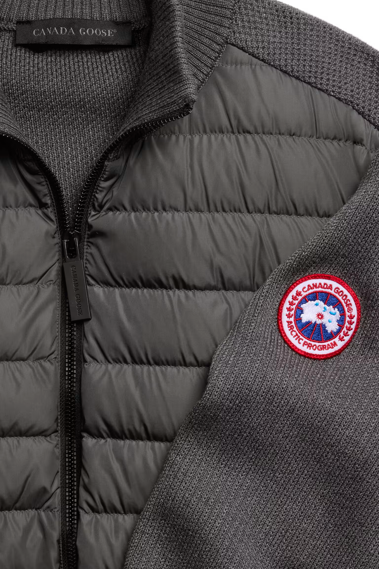 Canada Goose Men's HyBridge Knit Jacket - Iron Grey