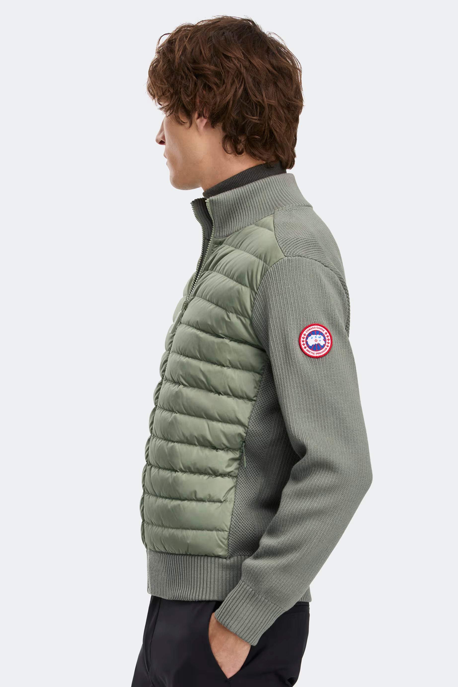Canada Goose Men's HyBridge Knit Jacket - Sagebrush