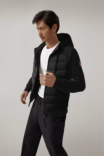 Canada Goose Men's HyBridge® Huron Full Zip Hoody Black Label - Black