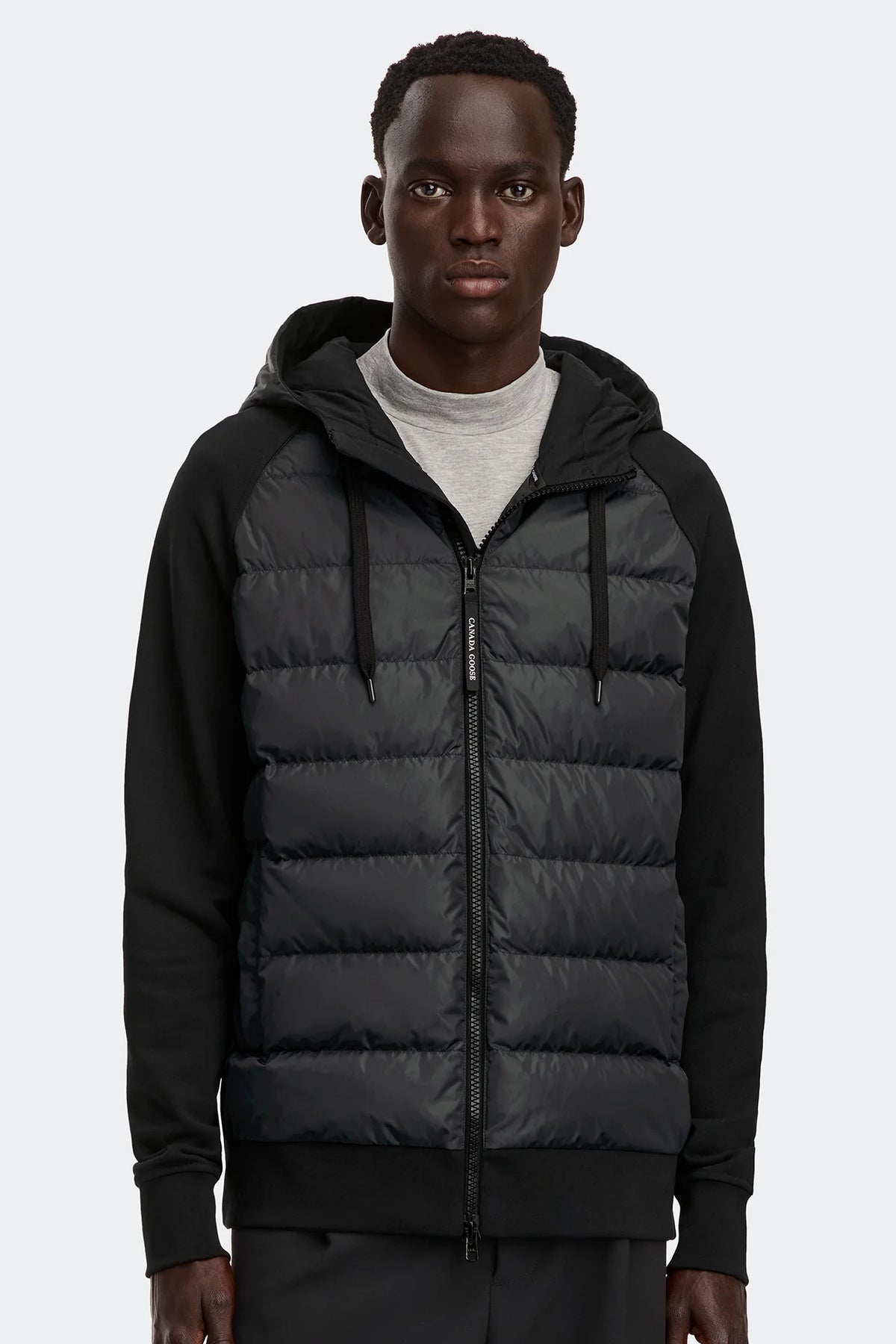 Canada Goose Men's HyBridge Huron Full Zip Hoody - Black