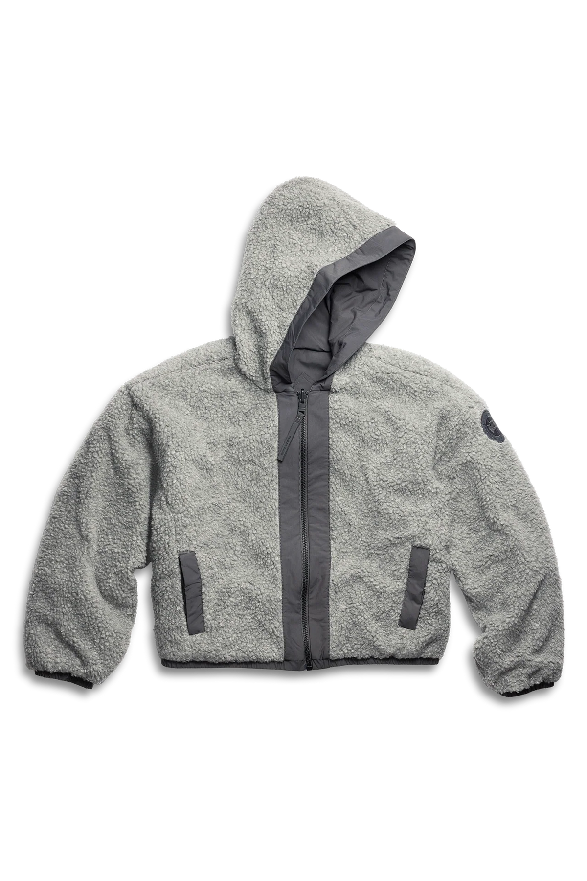 Canada Goose Women's Alberni Reversible Fleece Bomber - Stratus Grey/Anchor Grey