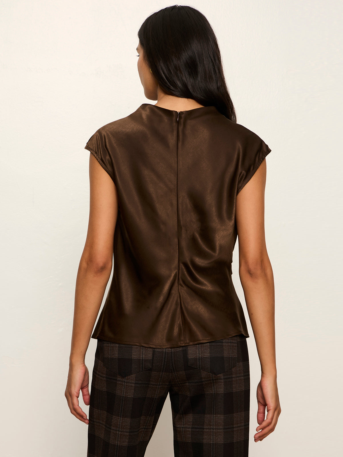 Sanctuary Nights With You Satin Shell in Espresso Martini