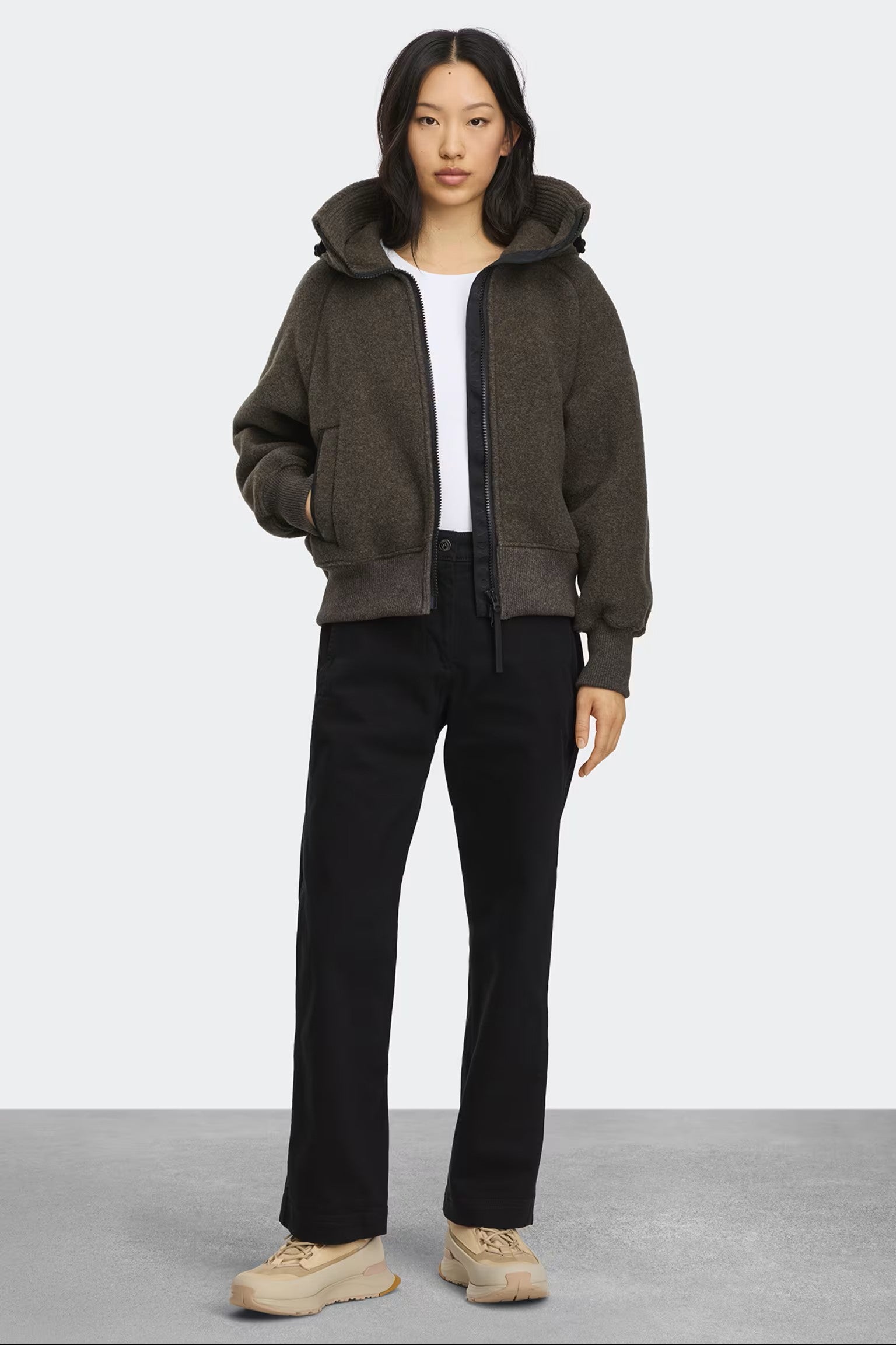 Canada Goose Women's Chilliwack Fleece Bomber Black Disc - Terra