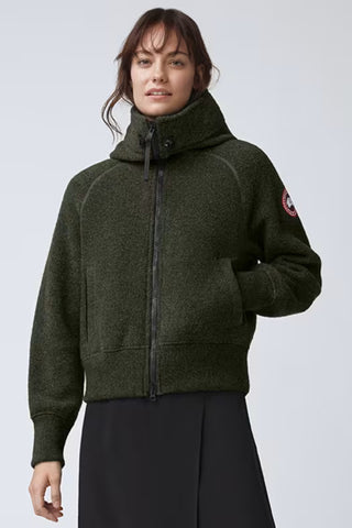 Canada Goose Women's Chilliwack Bomber Kind Fleece Dark Sage