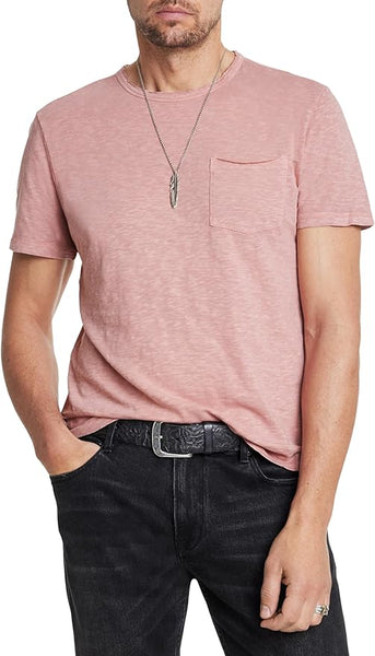 John Varvatos Cooper Vintage Crew - Grapefruit