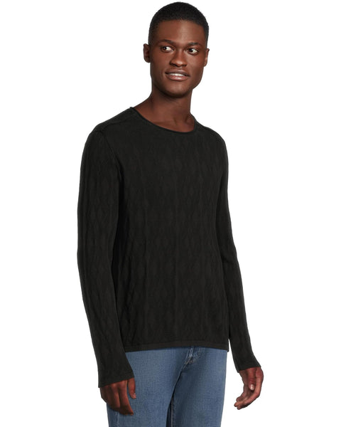 John Varvatos Brycen Crew - Black