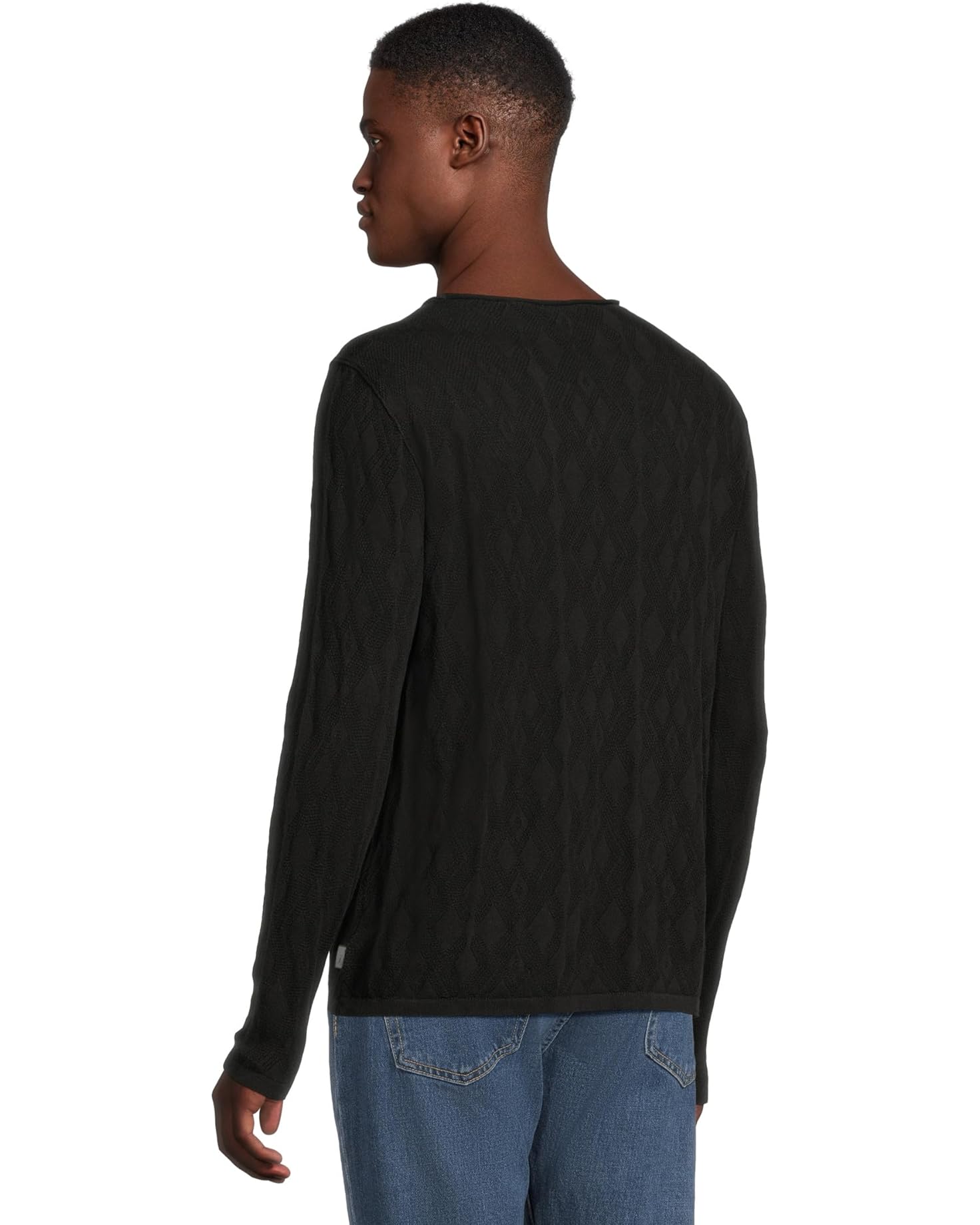 John Varvatos Brycen Crew - Black