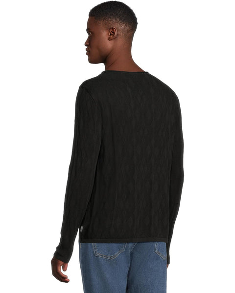John Varvatos Brycen Crew - Black