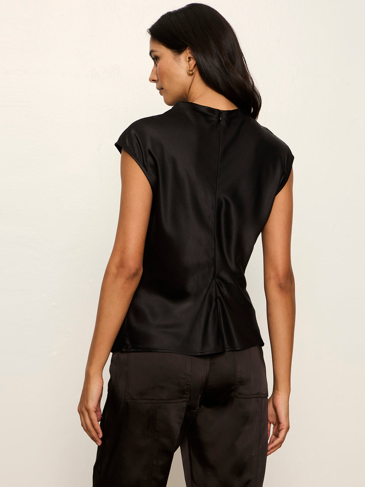 Sanctuary Nights With You Satin Shell in Black