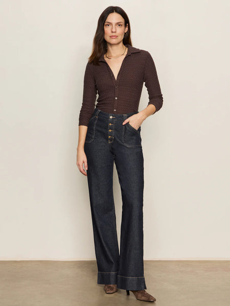 Sanctuary Textured Knit Dreamgirl Top in Semi Sweet