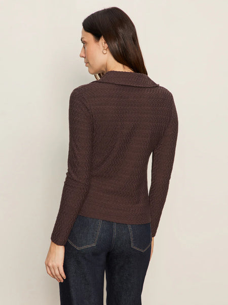 Sanctuary Textured Knit Dreamgirl Top in Semi Sweet