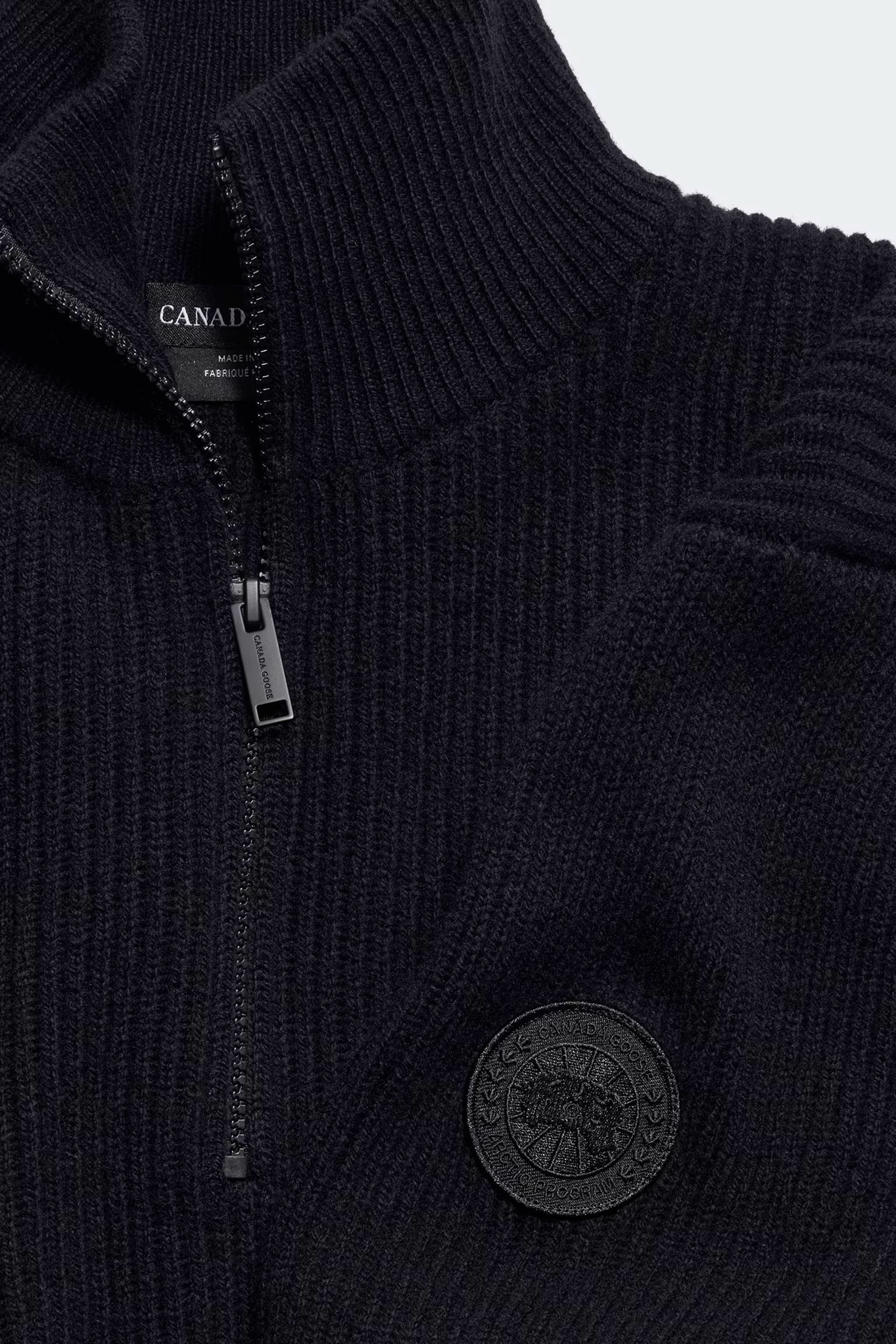 Canada Goose Men's Mckinney Knit 1/4 Zip - Black