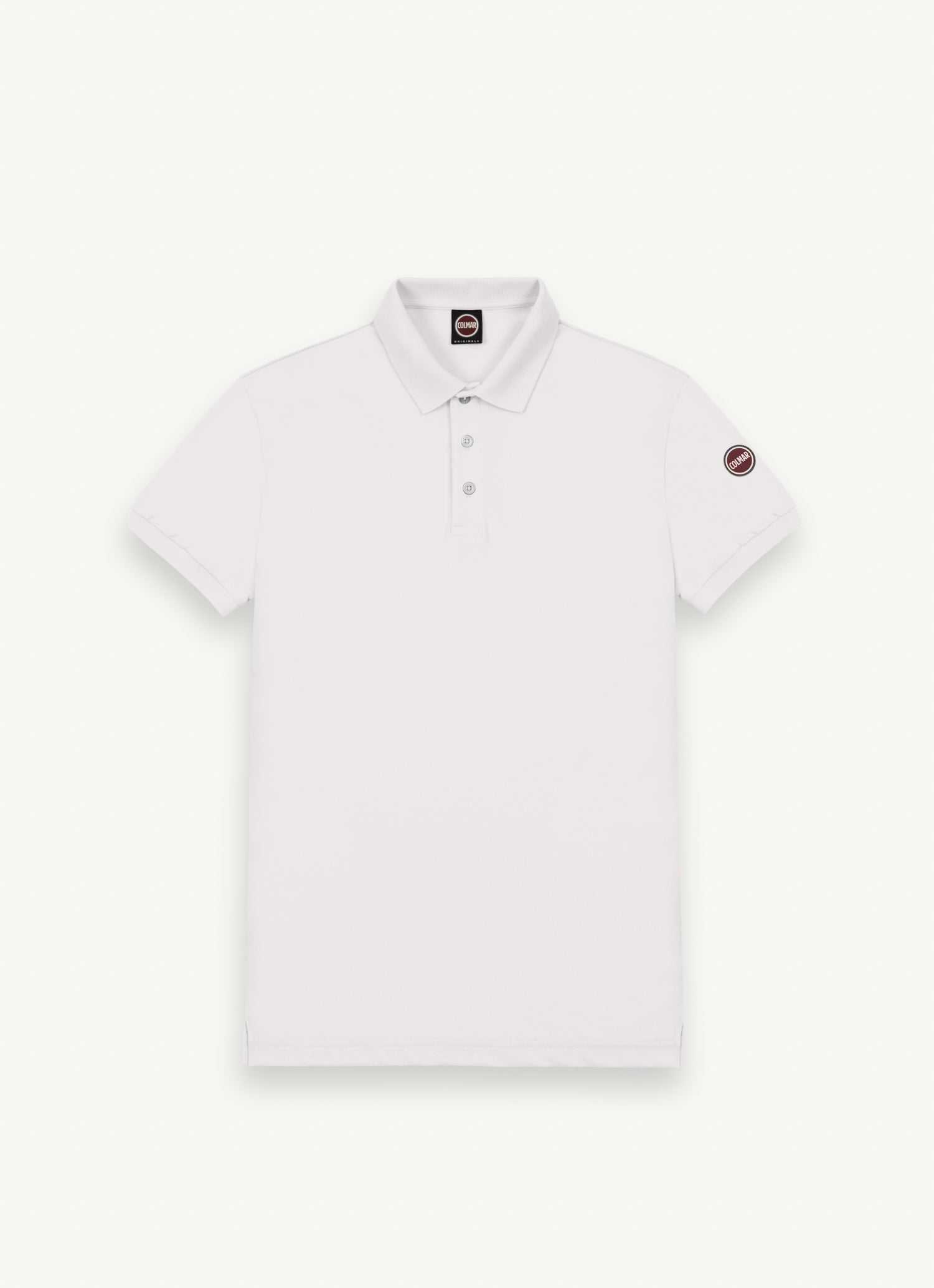COLMAR Men's Stretch Pique Cotton Polo - White