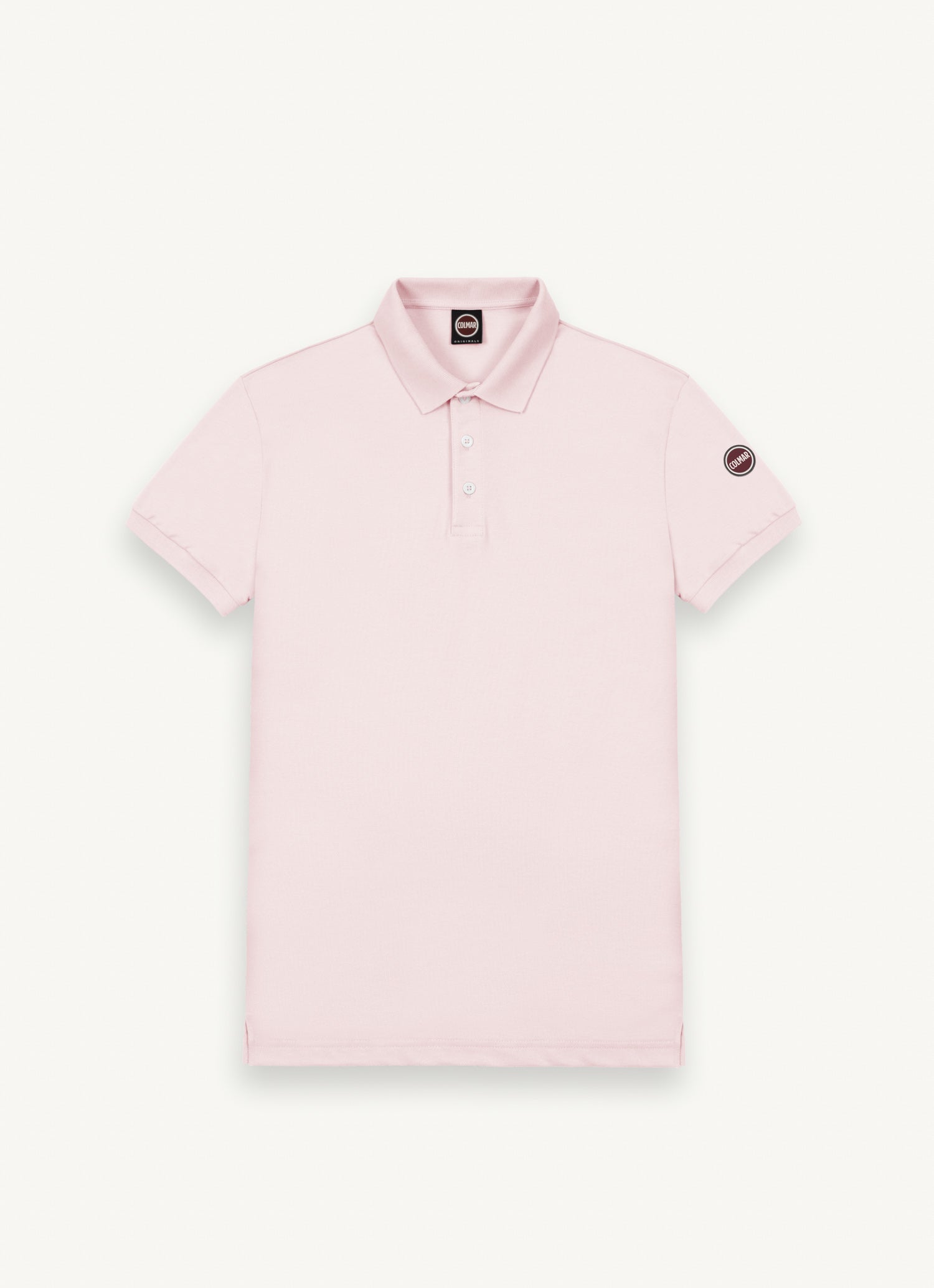 COLMAR Men's Stretch Pique Cotton Polo - Barely Pink