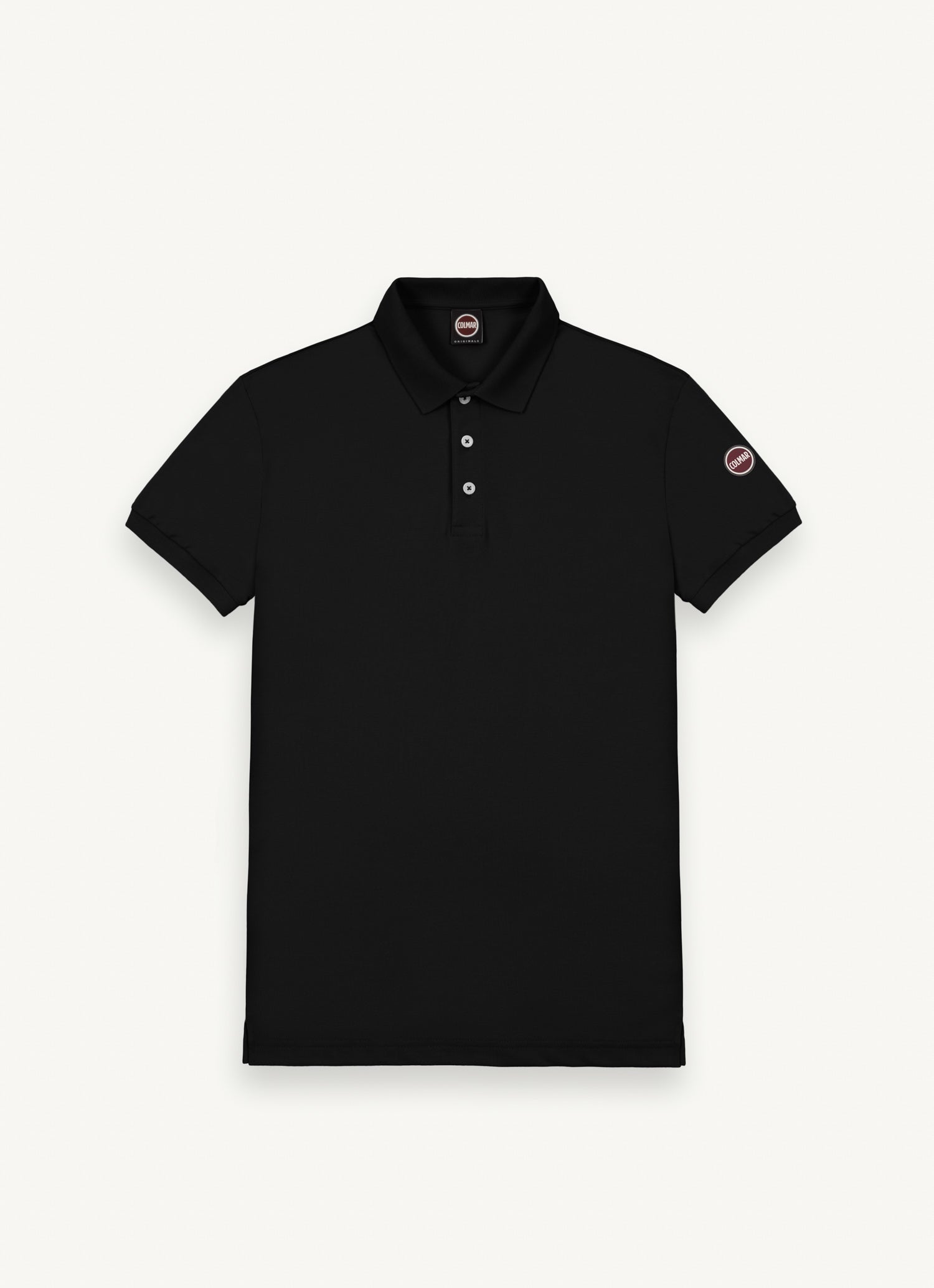 COLMAR Men's Stretch Pique Cotton Polo - Black