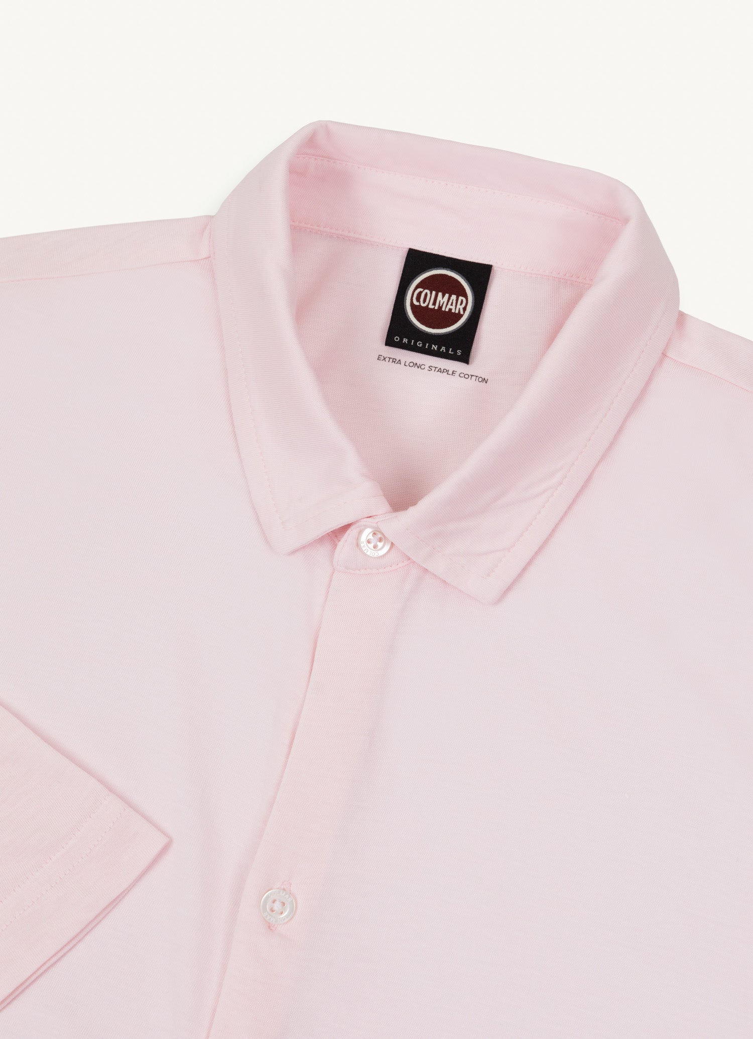 COLMAR Men's Cotton Jersey Shirt - Barely Pink