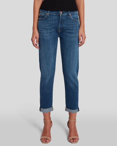 7FAM Josefina Boyfriend Jean in Luxe Vintage Broken Twill BTVT