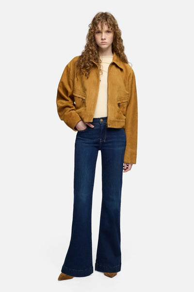 7 For All Mankind Dojo Wide Leg Trouser in Tried and True