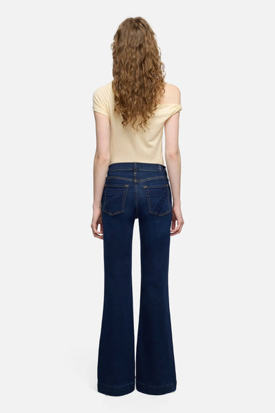 7 For All Mankind Dojo Wide Leg Trouser in Tried and True