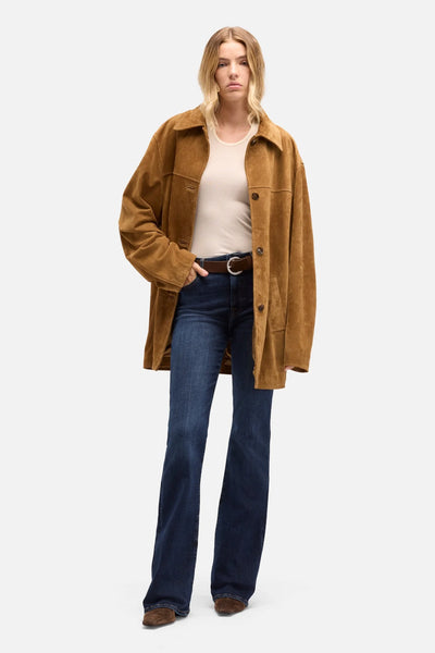 7 For All Mankind Leggy Bootcut Midrise Jean in Midnight Fade