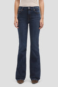 7 For All Mankind Leggy Bootcut Midrise Jean in Midnight Fade