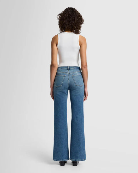 7 For All Mankind Ultra Hi Rise Jo in Sea Level