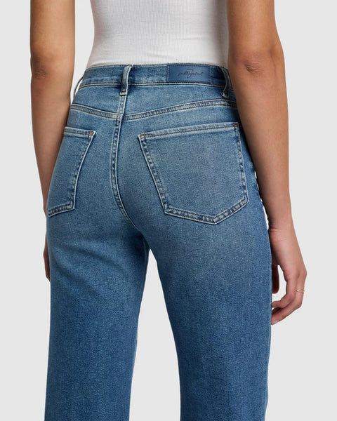 7 For All Mankind Ultra Hi Rise Jo in Sea Level